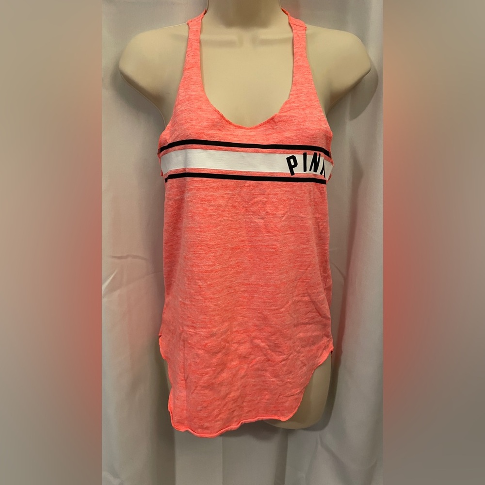 LOVED Pink Tank Top - Orange Peach Wash - X-Small